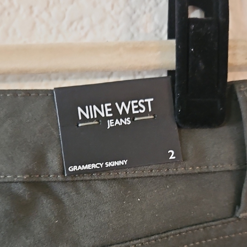 Nine West Forest Grammercy Sprucewood Skinny Pant - 2 - Picture 4 of 5
